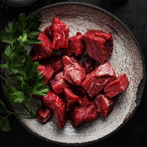 ORGANIC STEWING BEEF per lb