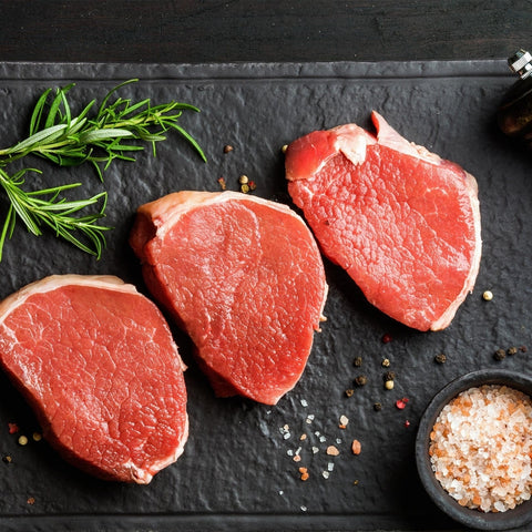 EYE OF ROUND ORGANIC BEEF PEPPER STEAK 4oz