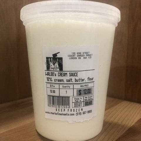 WALDO'S CREAM SAUCE