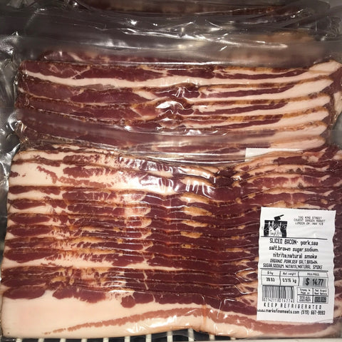 SLICED BACON -  per lb