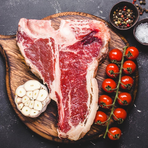 GRASS FED T-BONES 18oz.