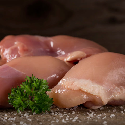 Chicken thighs boneless, skinless- Organic per lb